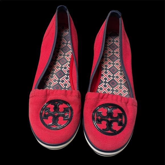 Tory Burch Shoes - Tory Burch Canvas Slip Ons